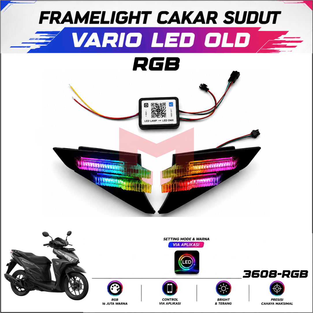 FRAMELIGHT CAKAR SUDUT VARIO LED OLD RGB
