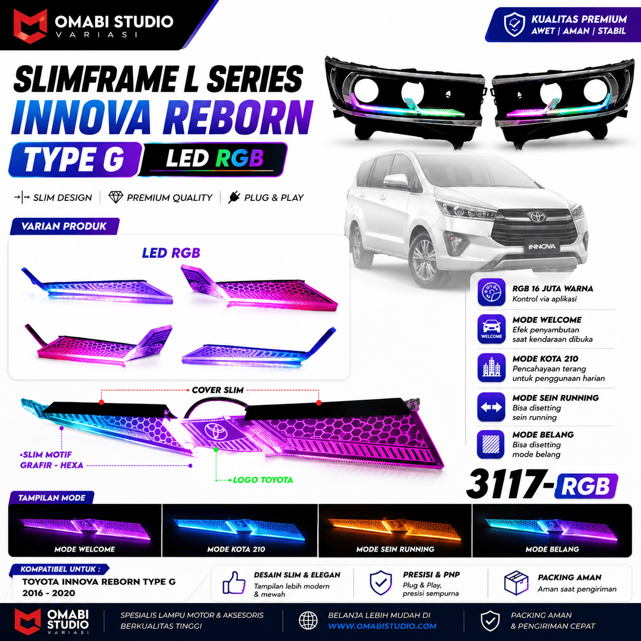 SLIMFRAME L SERIES INNOVA REBORN TYPE G RGB