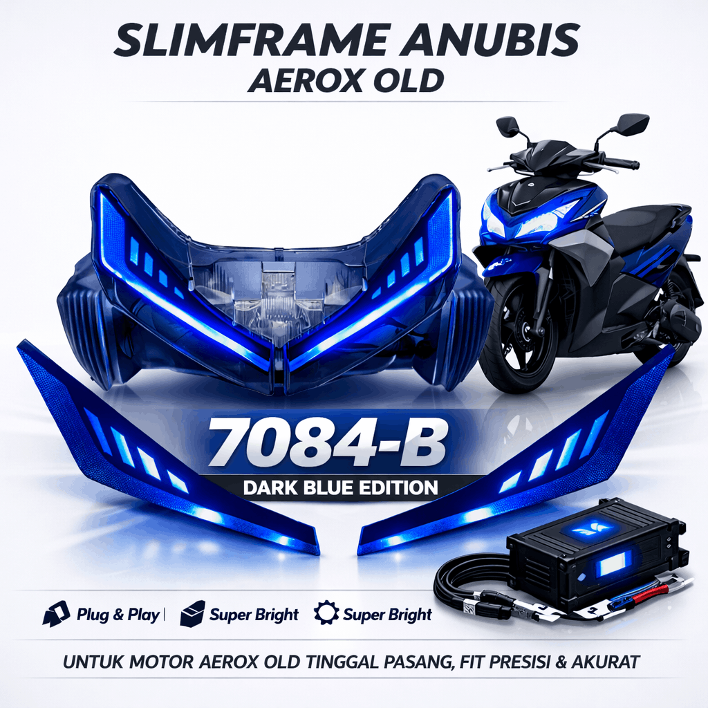 SLIMFRAME ANUBIS AEROX OLD 1 WARNA BIRU