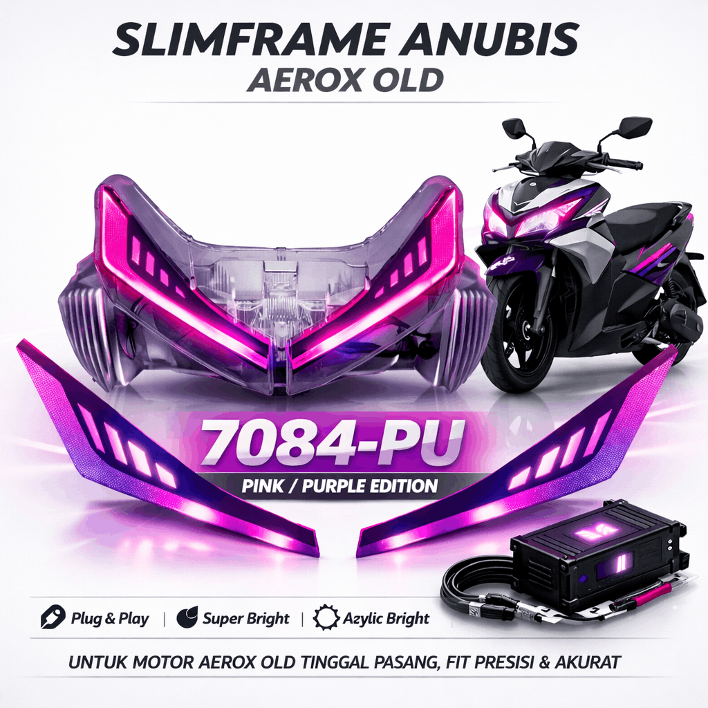 SLIMFRAME ANUBIS AEROX OLD 1 WARNA PINK / UNGU