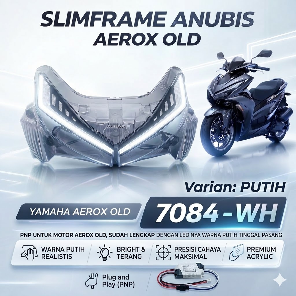 SLIMFRAME ANUBIS AEROX OLD 1 WARNA PUTIH