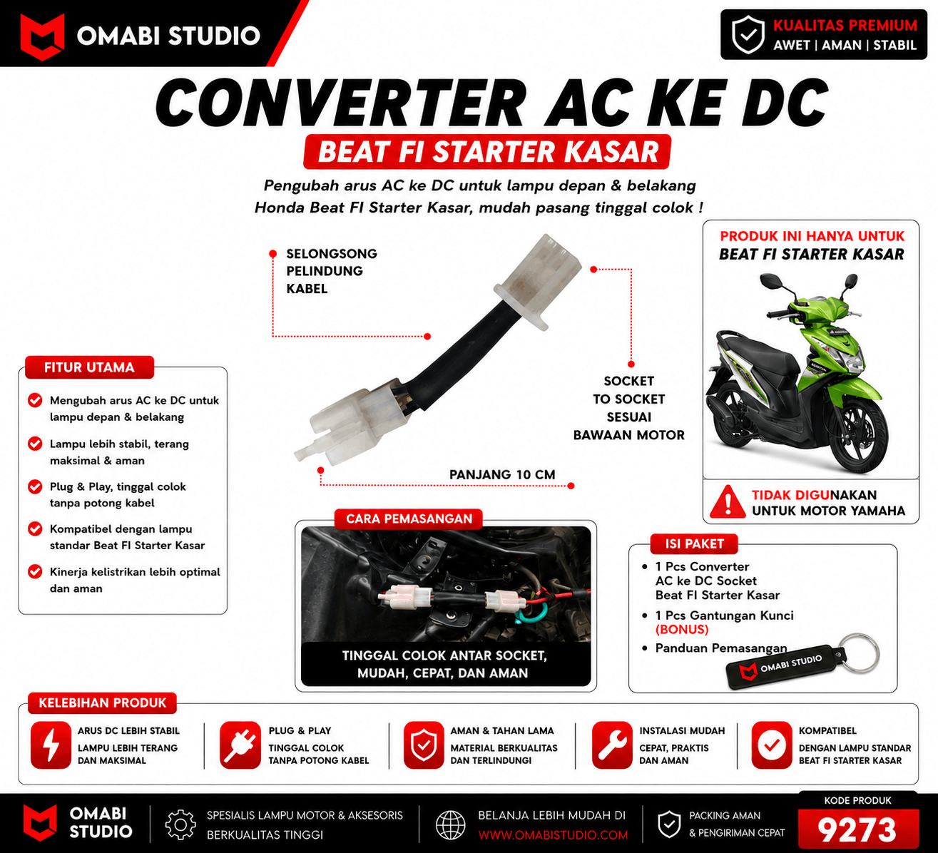 CONVERTER DC BEAT FI STARTER KASAR