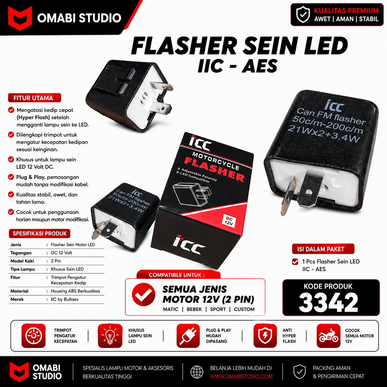 FLASHER SEIN ICC AES