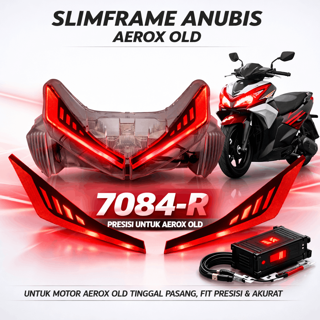 SLIMFRAME ANUBIS AEROX OLD 1 WARNA MERAH