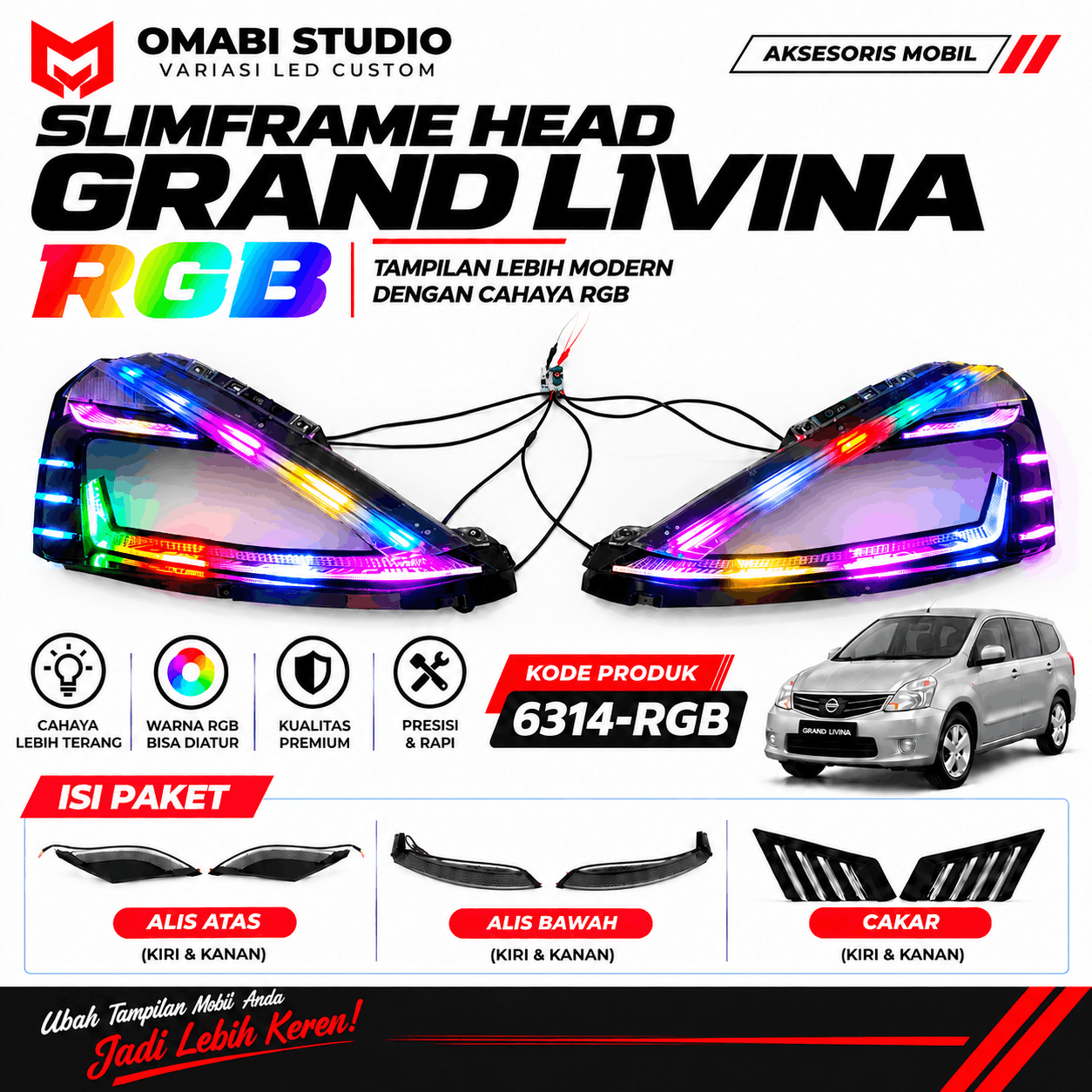 SLIMFRAME HEAD GRAND LIVINA RGB