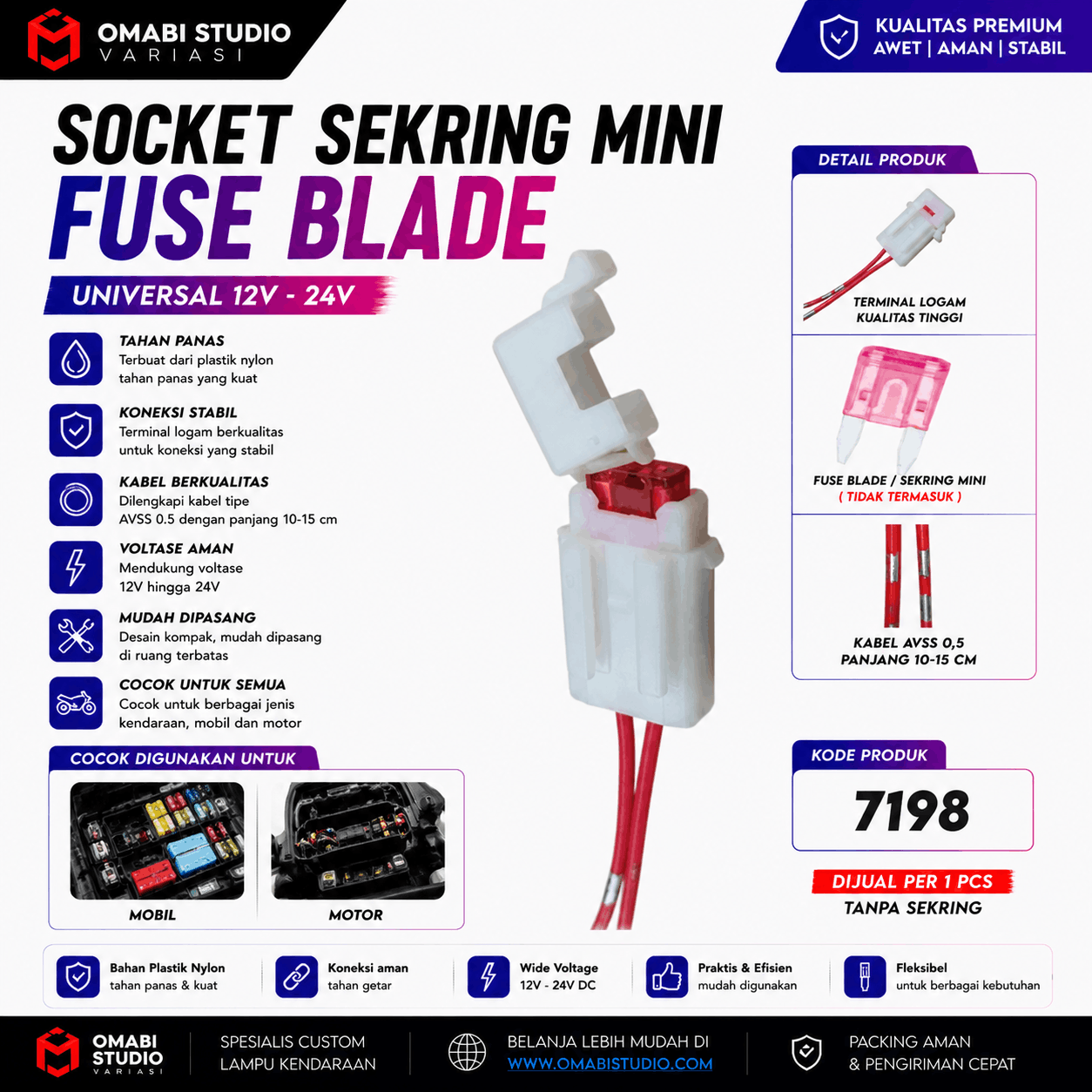SOCKET SEKRING MINI 